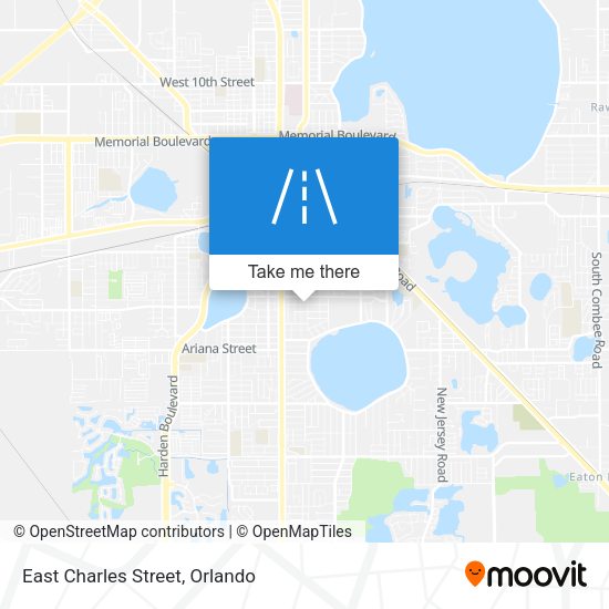 East Charles Street map