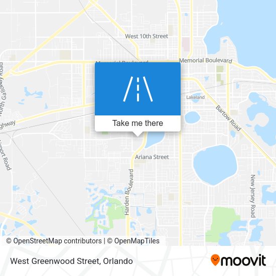 Mapa de West Greenwood Street