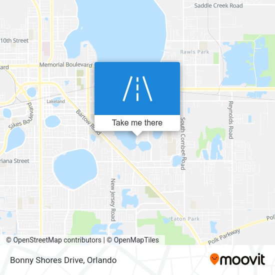 Mapa de Bonny Shores Drive
