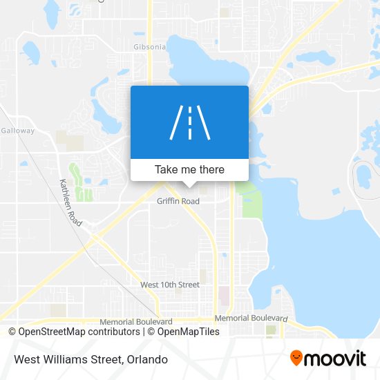 West Williams Street map