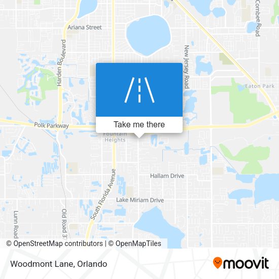 Woodmont Lane map