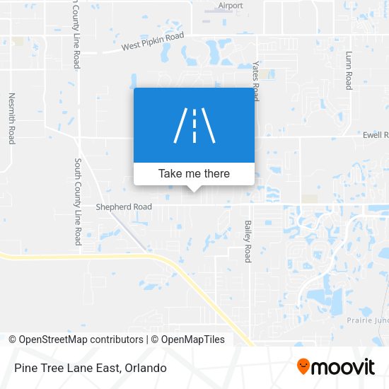 Pine Tree Lane East map