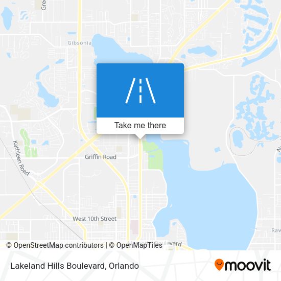 Mapa de Lakeland Hills Boulevard