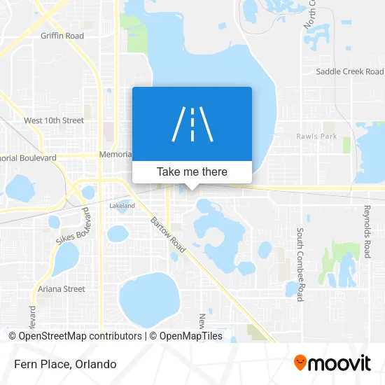 Fern Place map