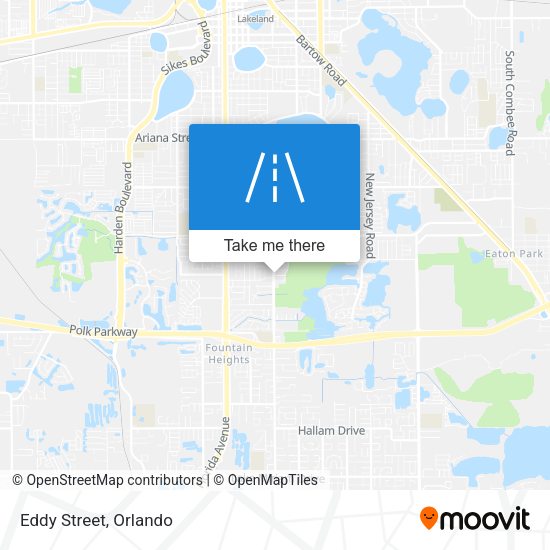 Mapa de Eddy Street
