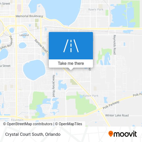 Mapa de Crystal Court South