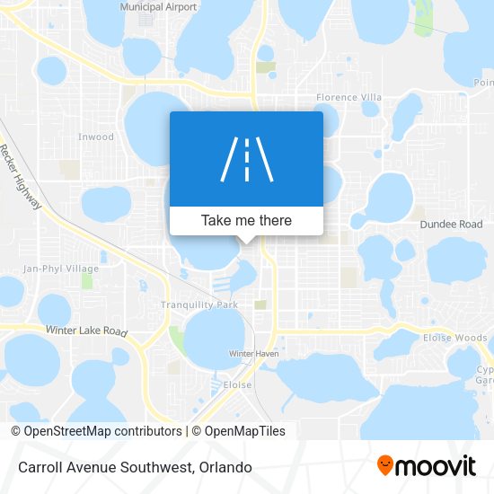 Mapa de Carroll Avenue Southwest