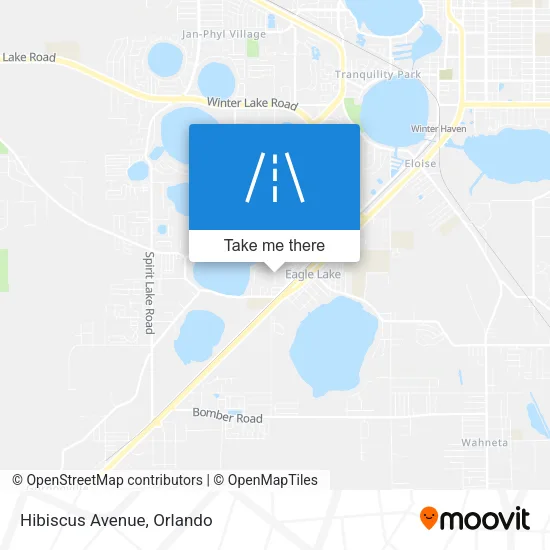 Hibiscus Avenue map