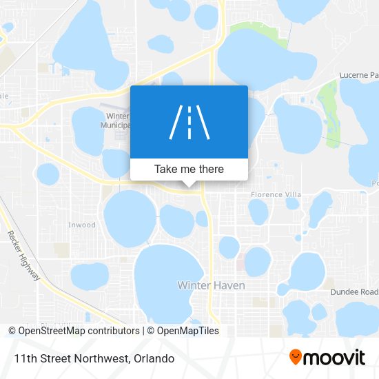 11th Street Northwest map