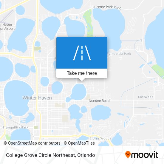 Mapa de College Grove Circle Northeast
