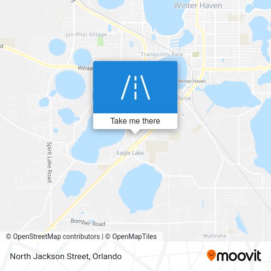 North Jackson Street map
