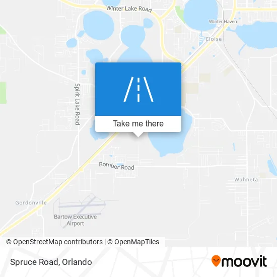 Spruce Road map