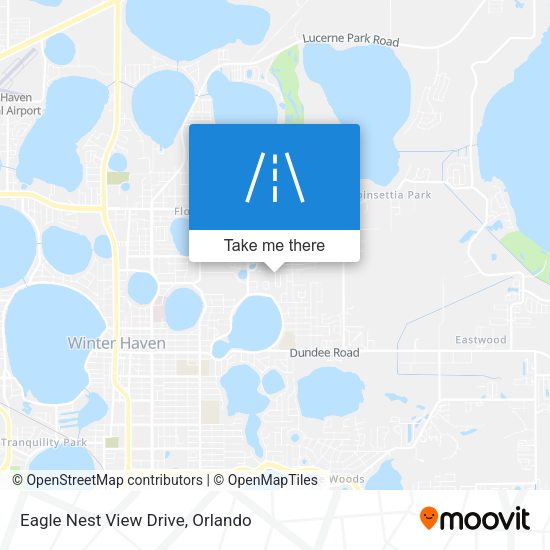 Eagle Nest View Drive map