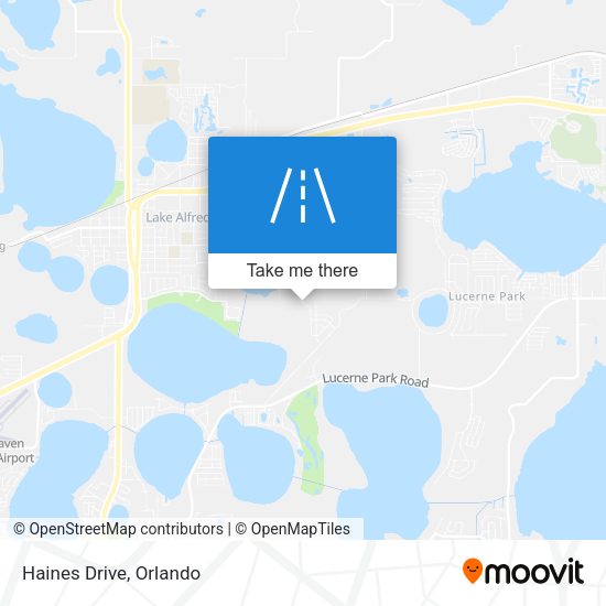 Mapa de Haines Drive