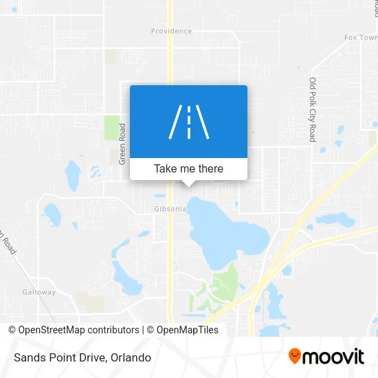 Sands Point Drive map