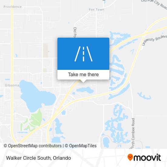 Walker Circle South map