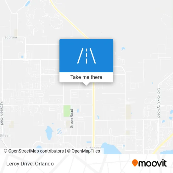 Leroy Drive map