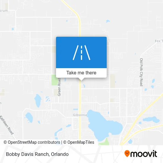 Bobby Davis Ranch map