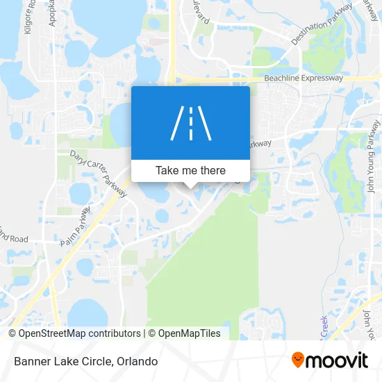 Banner Lake Circle map