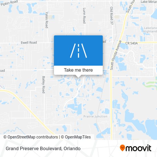 Grand Preserve Boulevard map