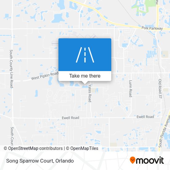 Song Sparrow Court map