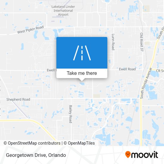 Mapa de Georgetown Drive