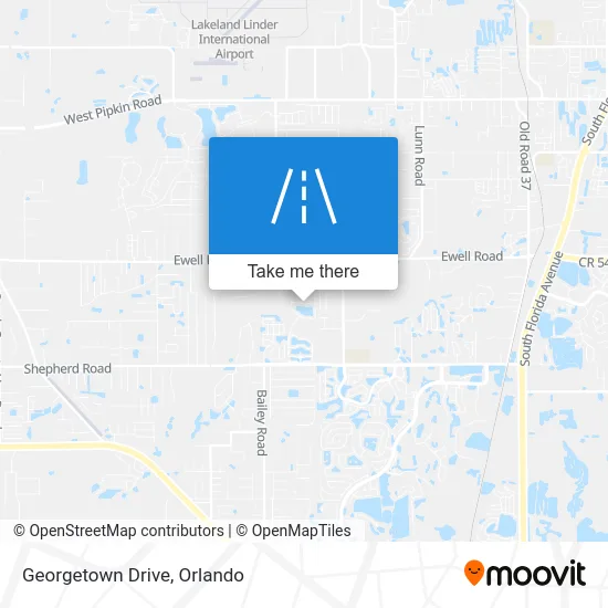 Georgetown Drive map