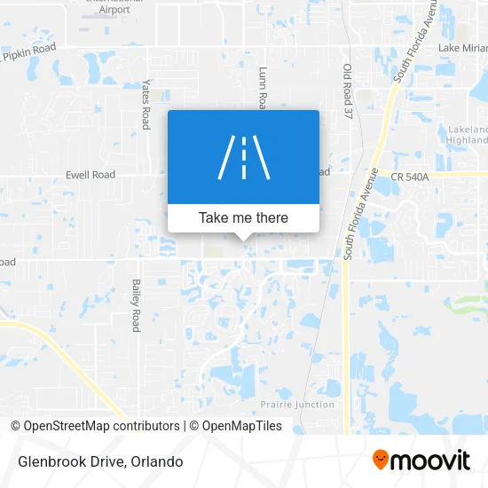 Glenbrook Drive map