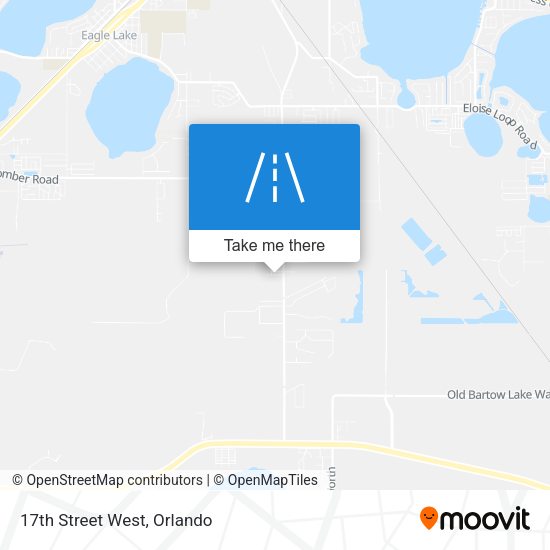 Mapa de 17th Street West