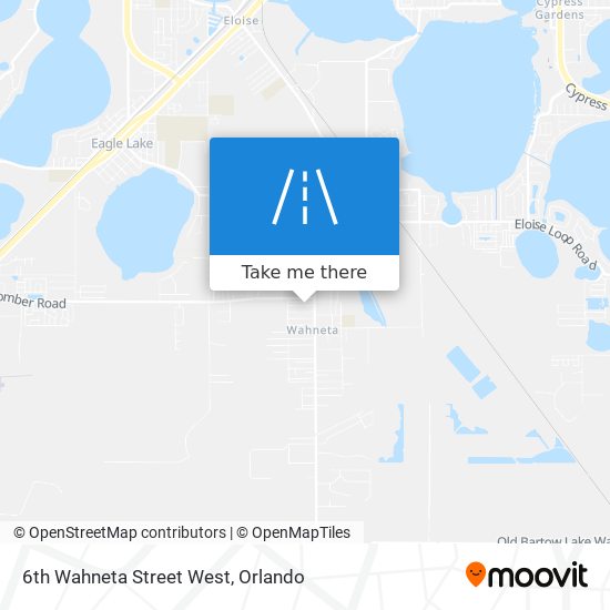 6th Wahneta Street West map