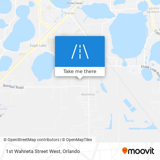 Mapa de 1st Wahneta Street West
