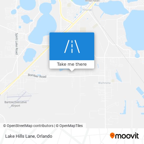 Mapa de Lake Hills Lane
