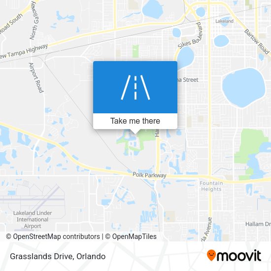 Mapa de Grasslands Drive