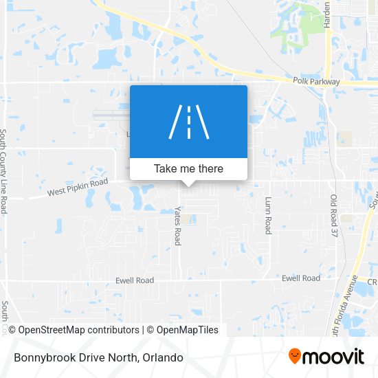 Mapa de Bonnybrook Drive North