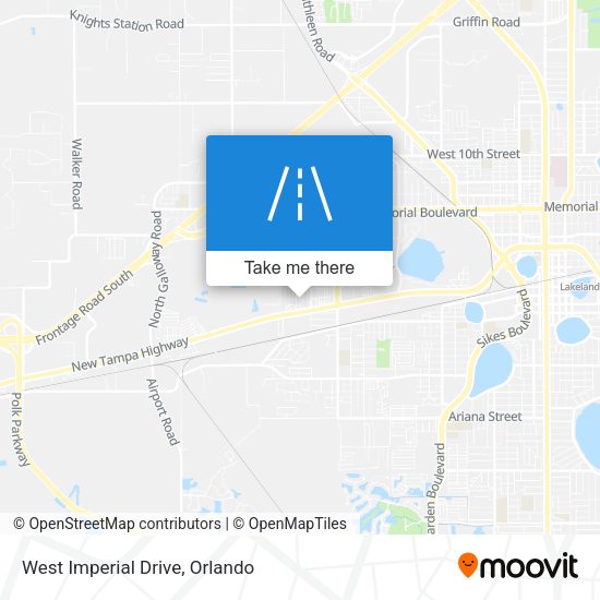 West Imperial Drive map
