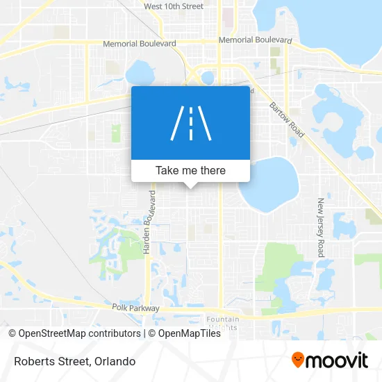 Roberts Street map