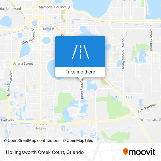 Hollingsworth Creek Court map