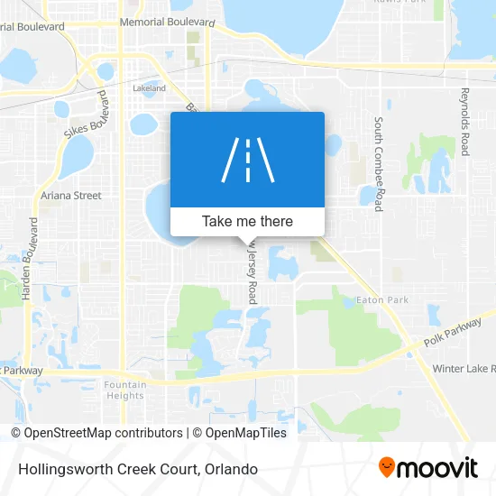 Hollingsworth Creek Court map