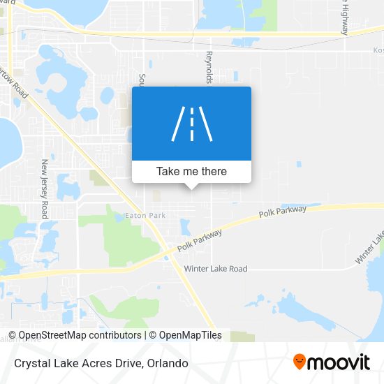 Mapa de Crystal Lake Acres Drive