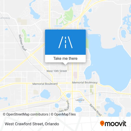Mapa de West Crawford Street