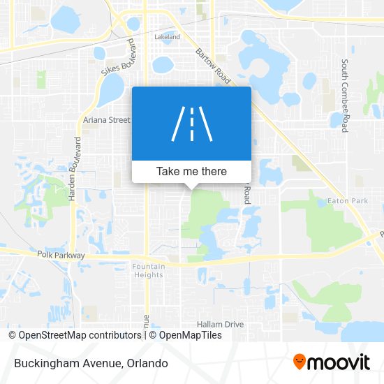 Buckingham Avenue map
