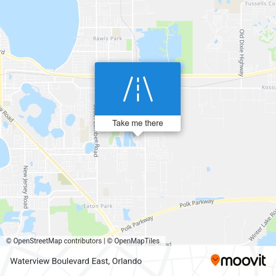 Waterview Boulevard East map
