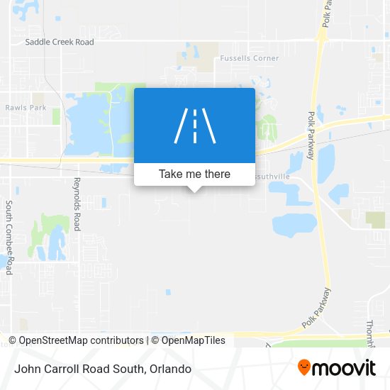 John Carroll Road South map