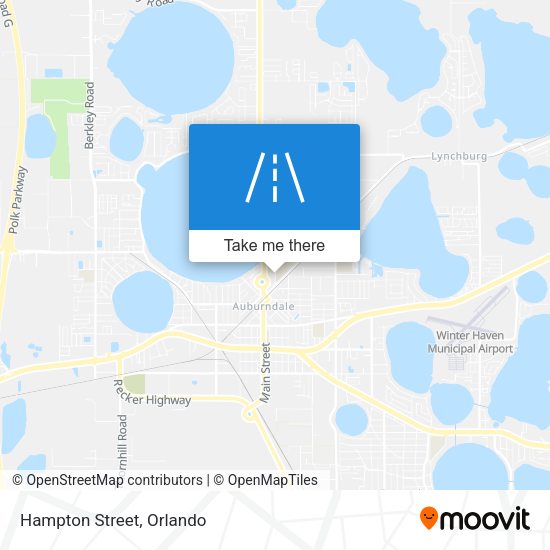 Mapa de Hampton Street