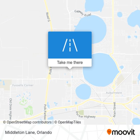 Mapa de Middleton Lane