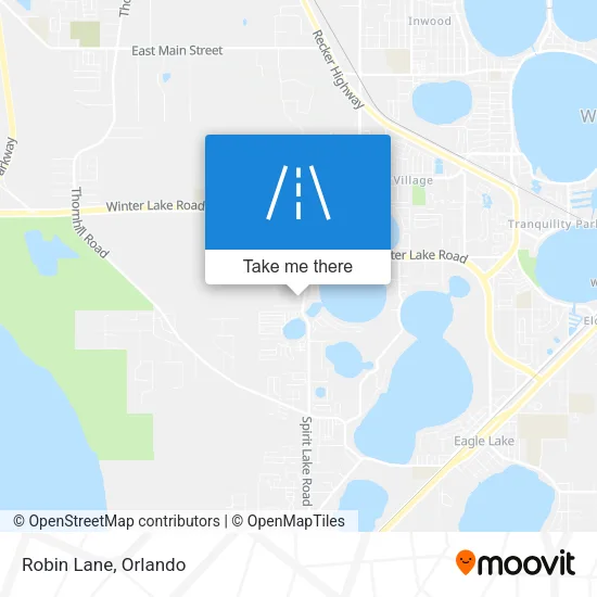 Robin Lane map
