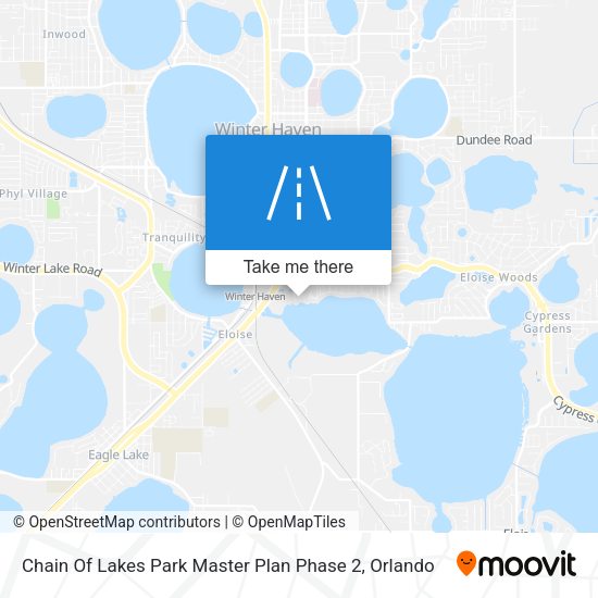 Chain Of Lakes Park Master Plan Phase 2 map