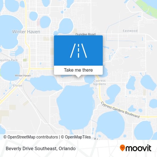 Beverly Drive Southeast map