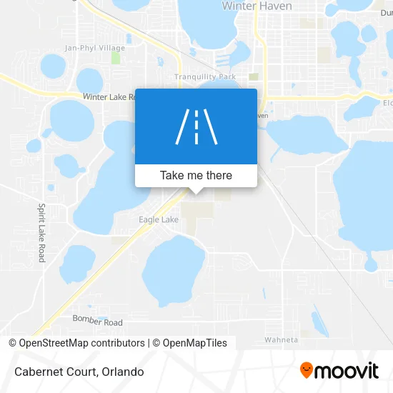 Cabernet Court map
