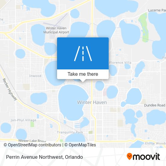 Perrin Avenue Northwest map